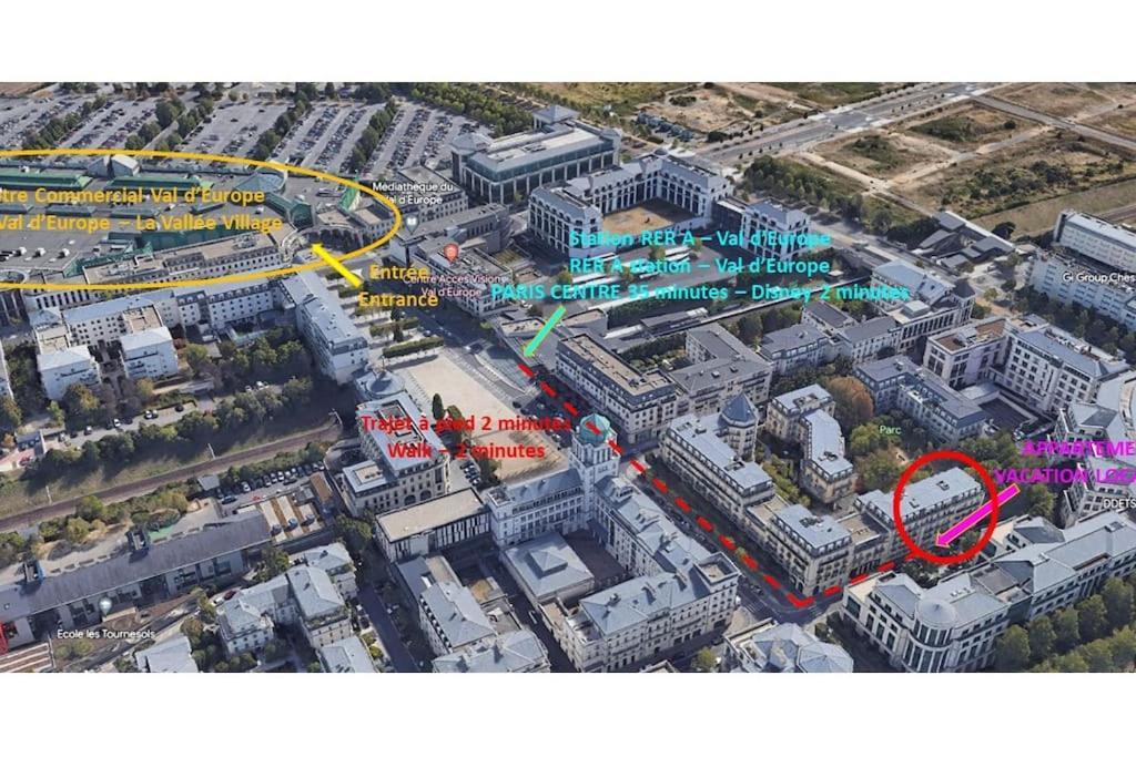 Appartement Familial 8 Personnes Proche De Disney Et Paris Chessy  Exteriör bild